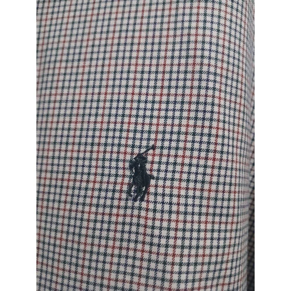 Polo Ralph Lauren Stanton Classic Fit Button Up Shirt Mens XXL Red Green Plaid - Picture 2 of 3
